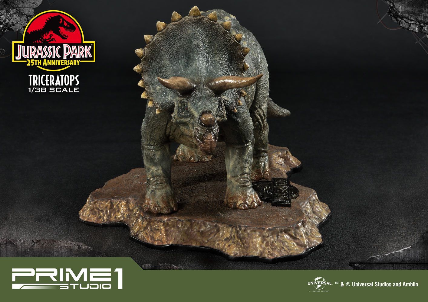 Jurassic Park Prime Collectibles PVC Statue 1/38 Triceratops 11 cm Prime 1 Studio
