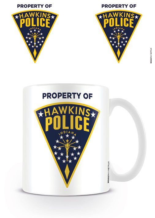 Stranger Things Mug Hawkins Police Badge Pyramid International