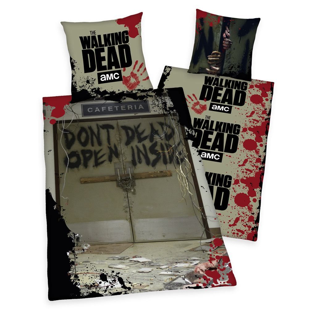 Walking Dead Duvet Set Don't Open Dead Inside 135 x 200 cm / 80 x 80 cm Herding