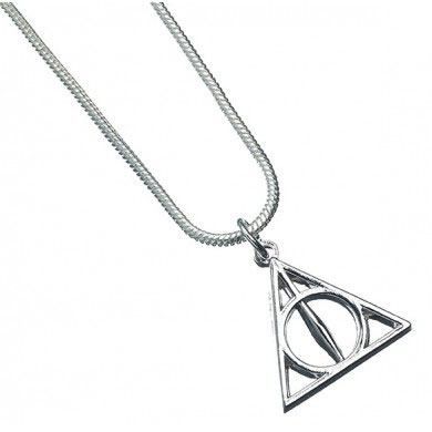 Harry Potter Pendant & Necklace Deathly Hallows (silver plated) Carat Shop, The