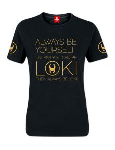 Marvel Ladies T-Shirt Always Loki Size L