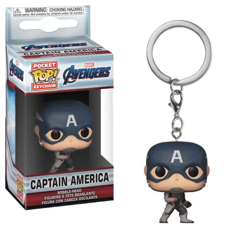 Avengers Endgame Pocket POP! Vinyl Keychain Captain America 4 cm Funko
