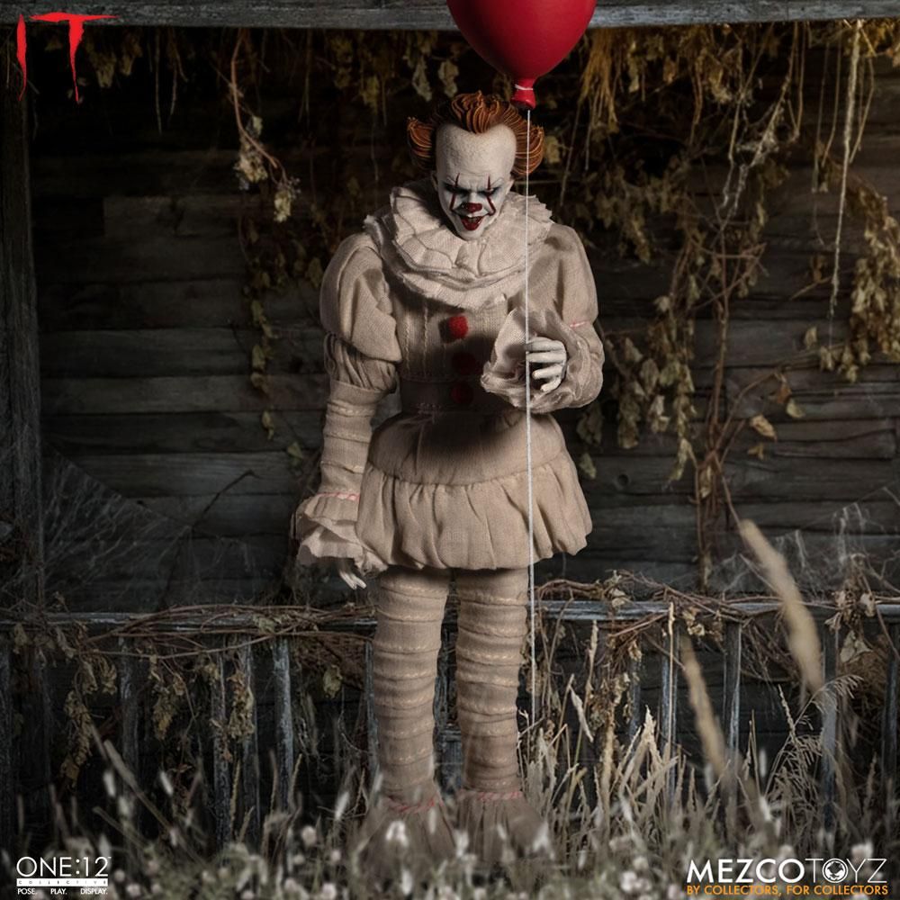 Stephen Kings It 2017 Action Figure 1/12 Pennywise 17 cm Mezco Toys