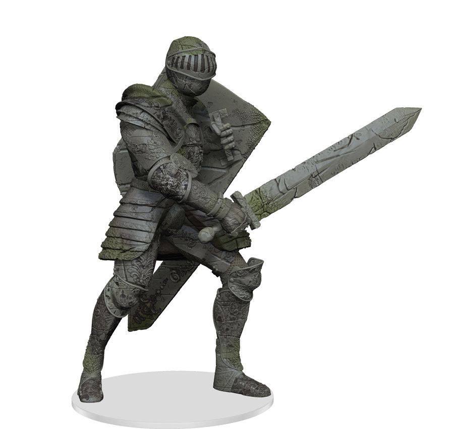 D&D Icons of the Realms Premium Miniature Walking Statue of Waterdeep - The Honorable Knight 28 cm Wizkids