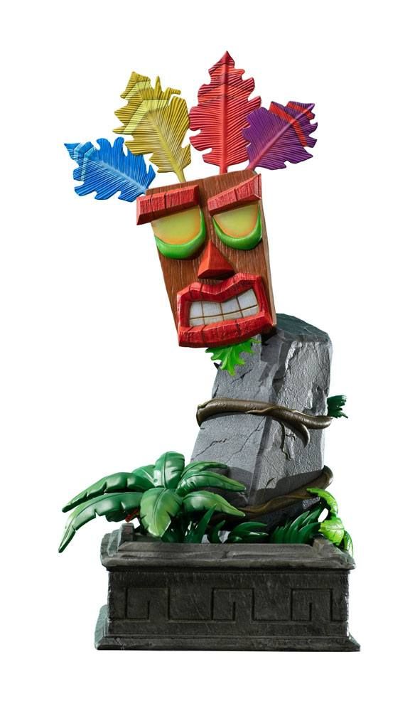 Crash Bandicoot Statue Mini Aku Aku Mask 40 cm First 4 Figures