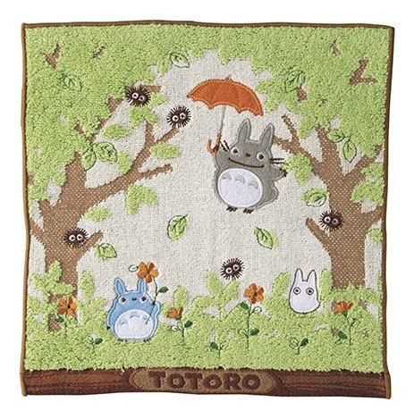 My Neighbor Totoro Mini Towel Shade of the Tree 25 x 25 cm Marushin