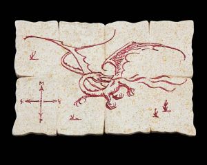 Hobbit Magnet Dragon Map