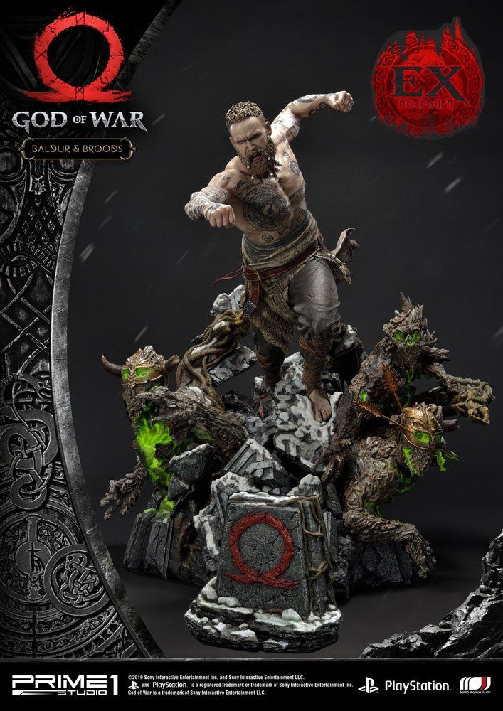 God of War (2018) Statues Baldur & Broods + Baldur & Broods Exclusive 62 cm Assortment (3) Prime 1 Studio
