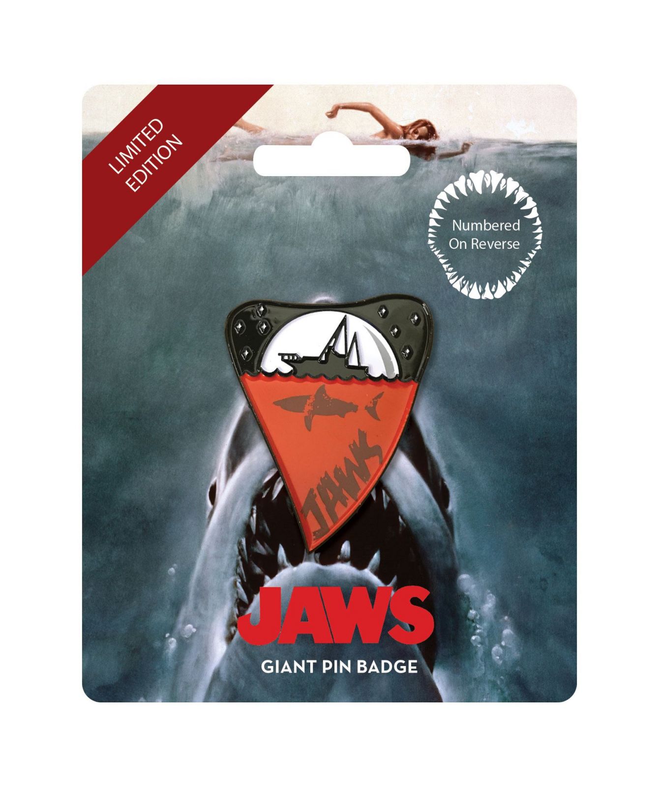Jaws Pin Badge Limited Edition FaNaTtik