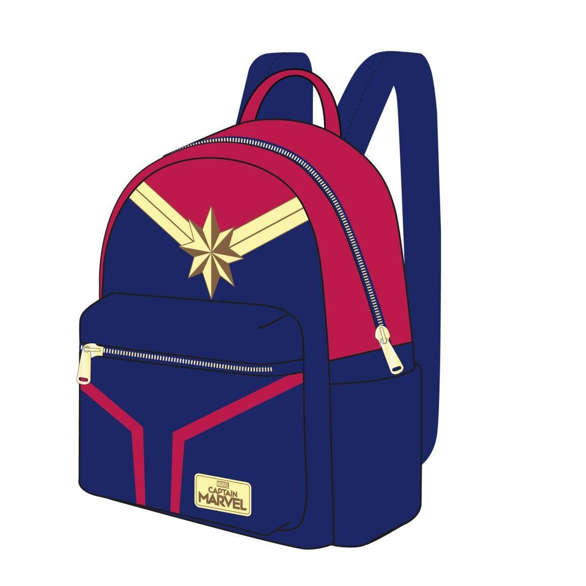 Captain Marvel Casual Fashion Backpack Suit 22 x 23 x 11 cm Cerdá