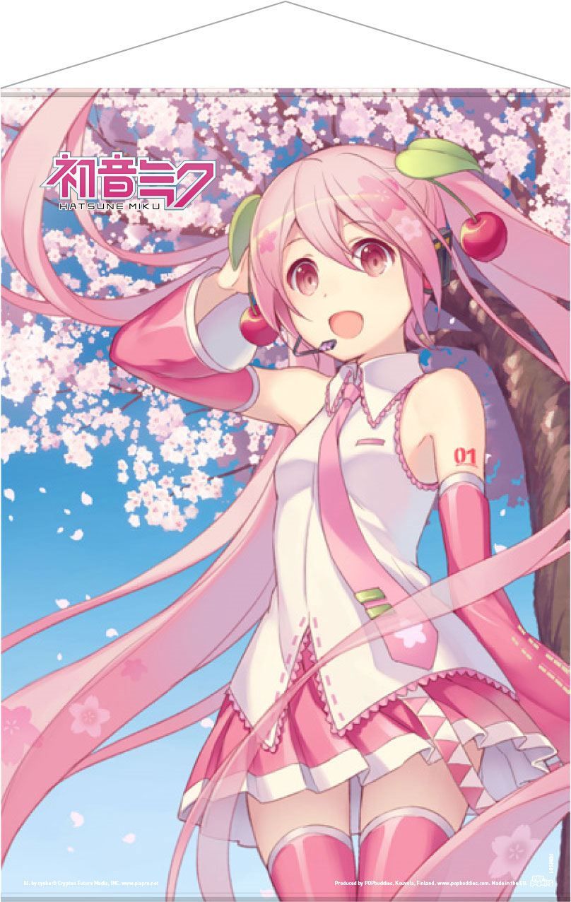Hatsune Miku Wallscroll Cherry Blossom 50 x 70 cm POPbuddies