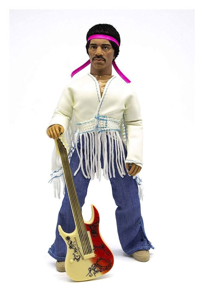 Jimi Hendrix Action Figure Woodstock Flocked 20 cm MEGO