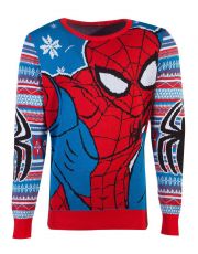 Marvel Knitted Christmas Sweater Spider-Man Size S