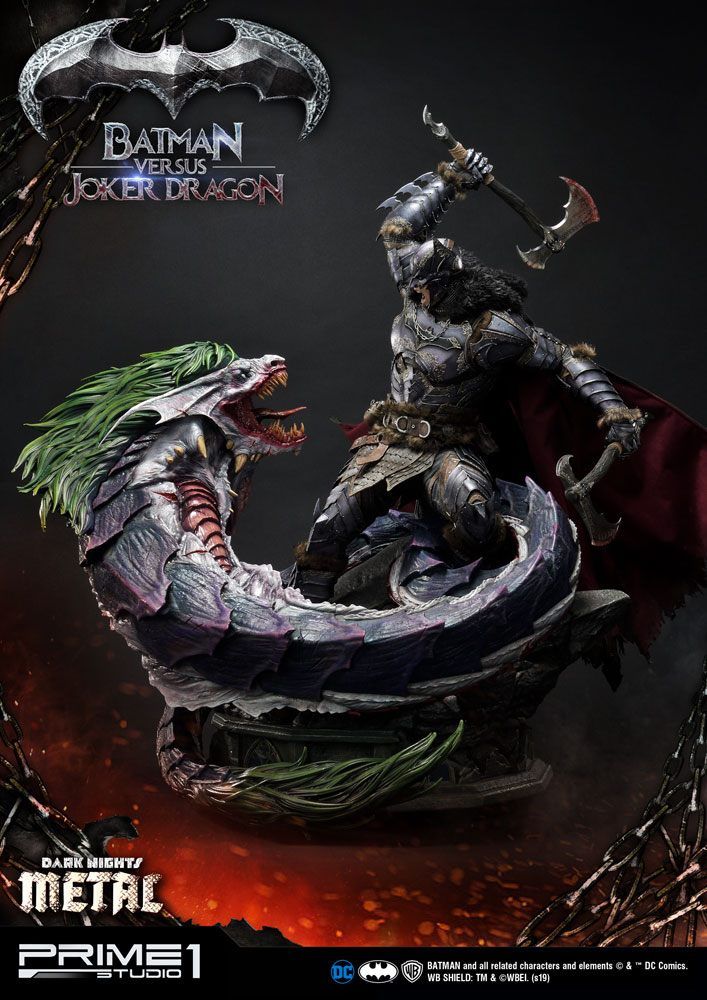Dark Nights: Metal Statue Batman Versus Joker Dragon 87 cm Prime 1 Studio