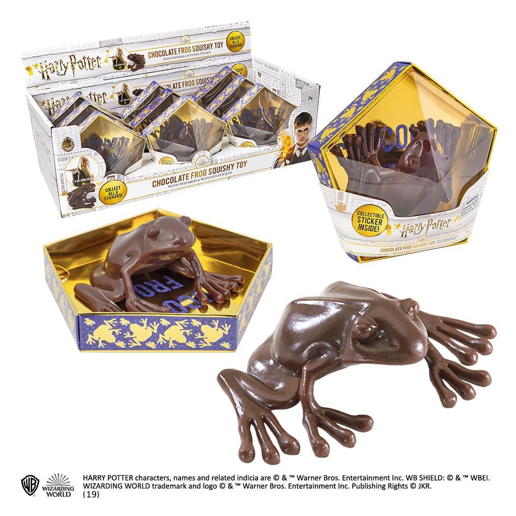 Harry Potter Replica Squishy Chocolate Frog Display (9) Noble Collection