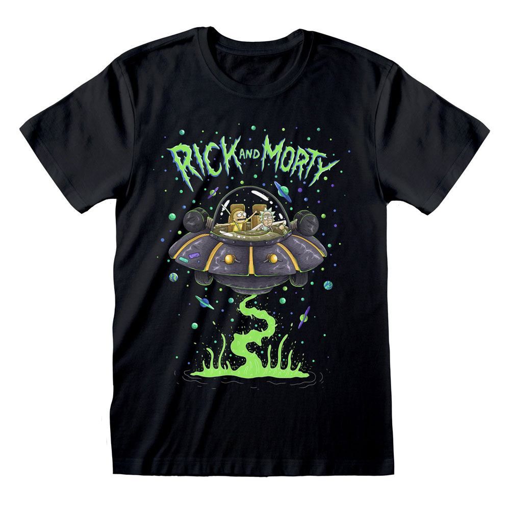 Rick & Morty T-Shirt Space Cruiser Size L Heroes Inc