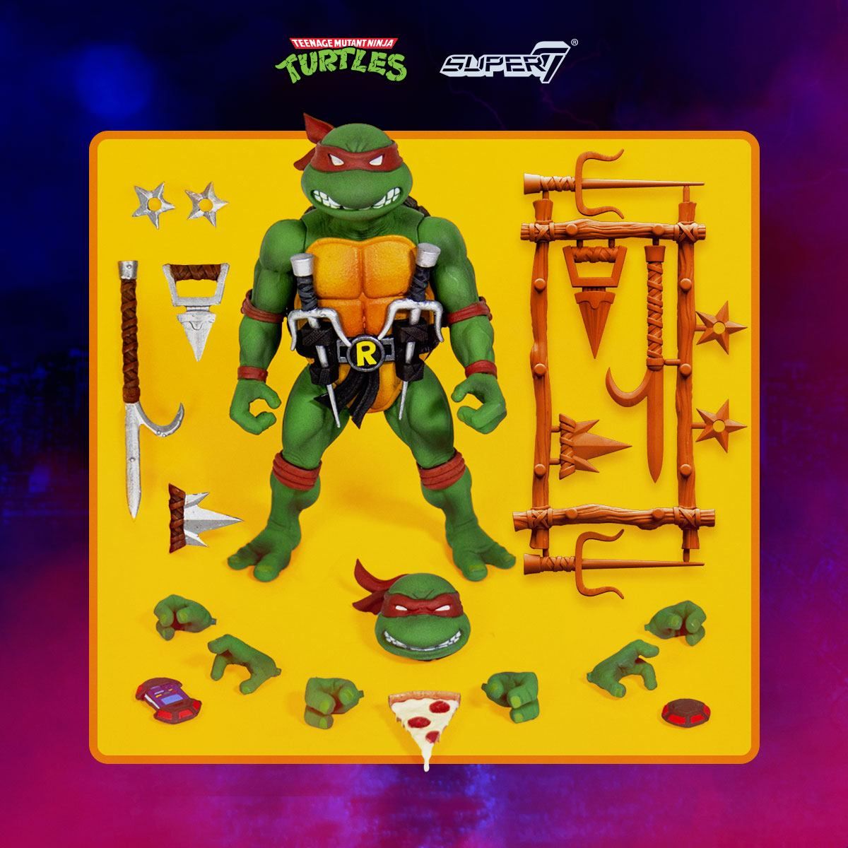 Teenage Mutant Ninja Turtles Ultimates Action Figure Raphael 18 cm Super7