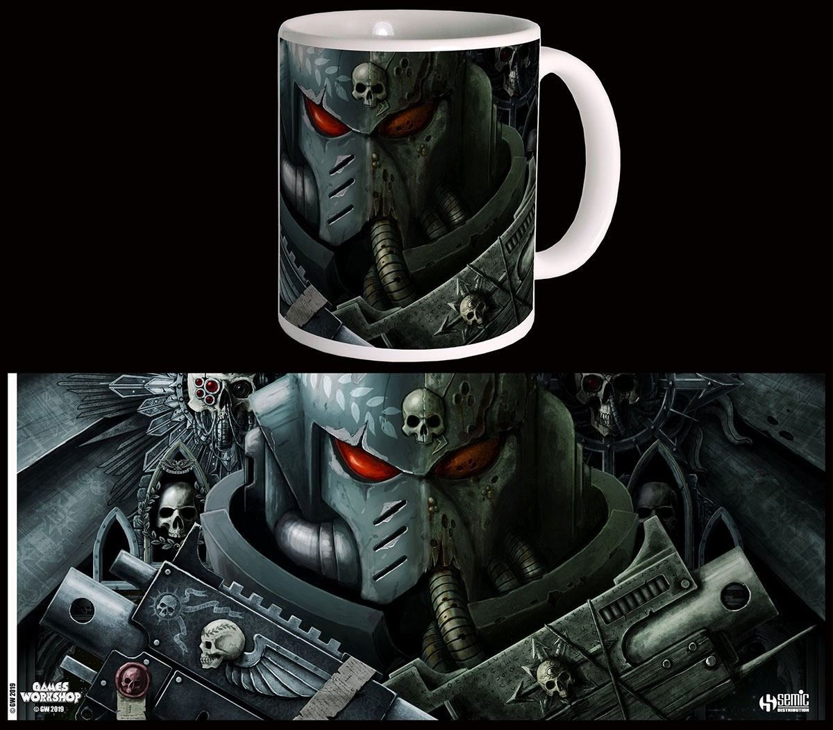 Warhammer 40K Mug Frontispiece Semic