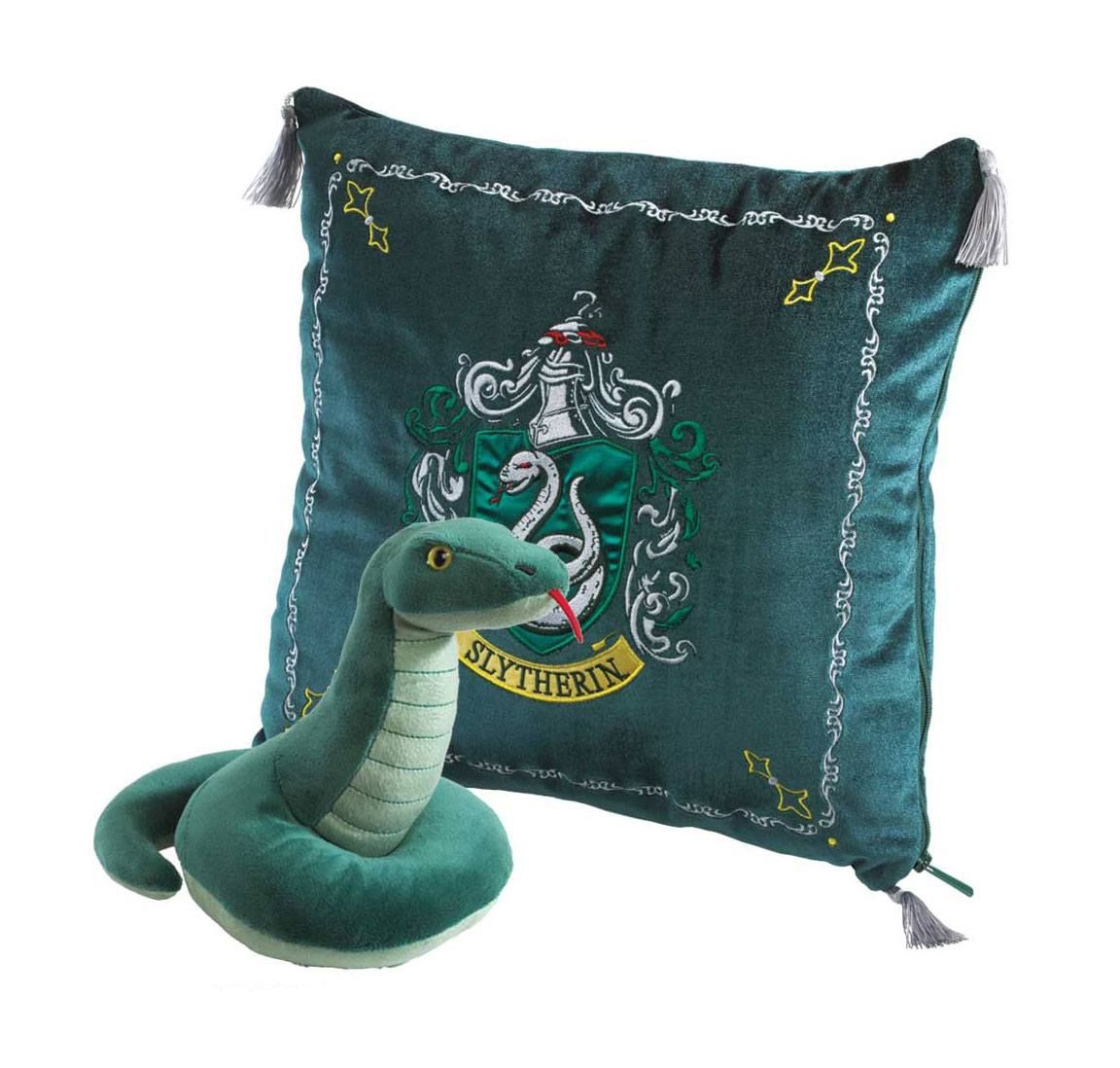 Harry Potter House Mascot Cushion with Plush Figure Slytherin Noble Collection