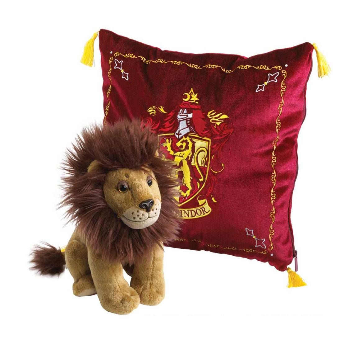 Harry Potter House Mascot Cushion with Plush Figure Gryffindor Noble Collection
