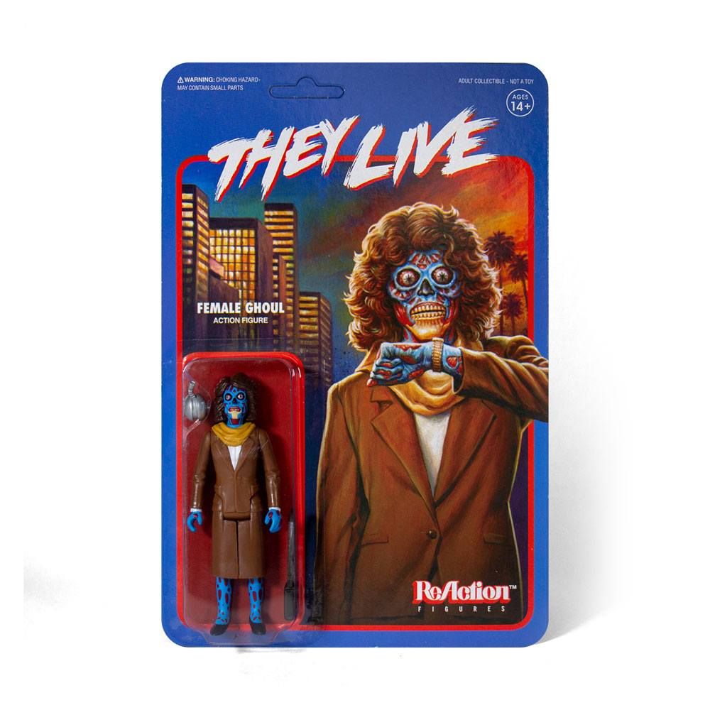 They Live ReAction Action Figure Female Ghoul 10 cm Super7