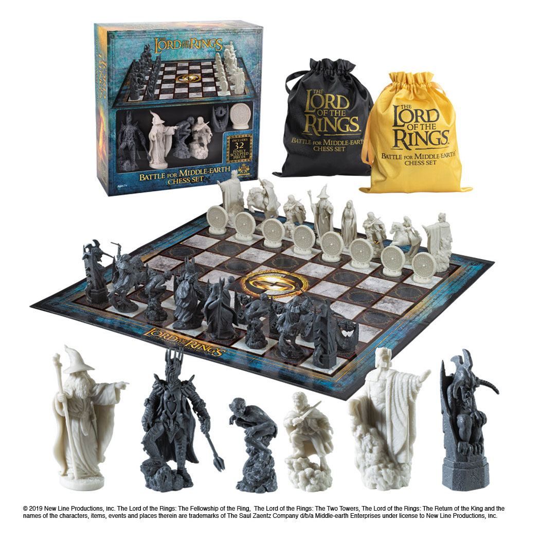 Lord of the Rings Chess Set Battle for Middle Earth Noble Collection