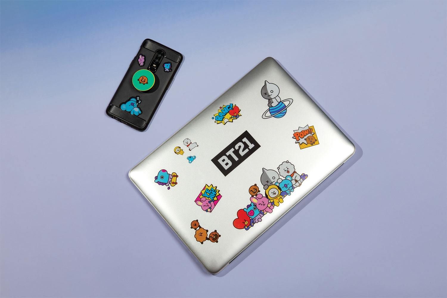 BT21 Gadget Decals Iconic Characters Paladone Products