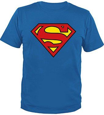 Superman T-Shirt Classic Logo Size XL United Labels