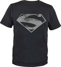 Superman T-Shirt Man of Steel Logo Size L