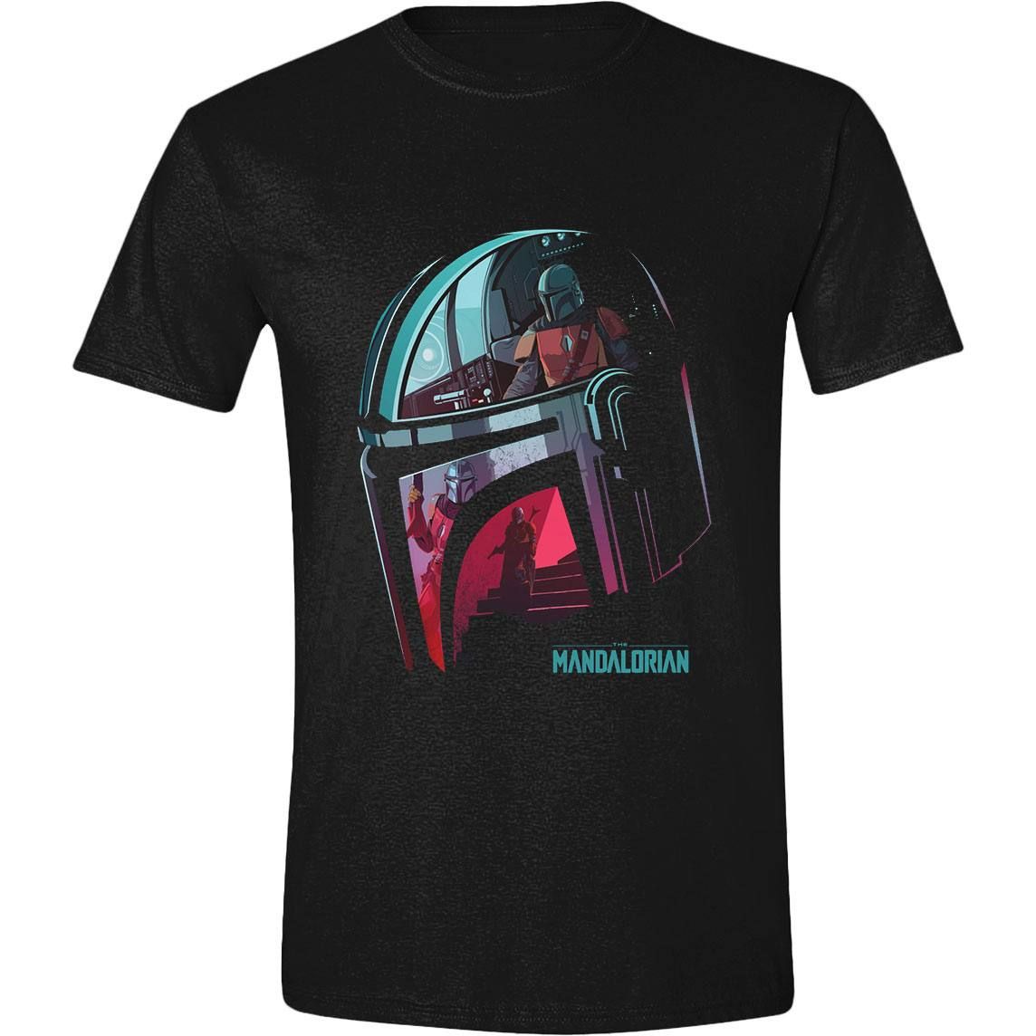 Star Wars The Mandalorian T-Shirt Reflection Size M PCMerch