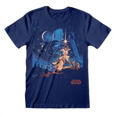 Star Wars T-Shirt New Hope Vintage Poster Size L