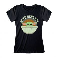 Star Wars The Mandalorian Ladies T-Shirt Eat Sleep Levitate Size M