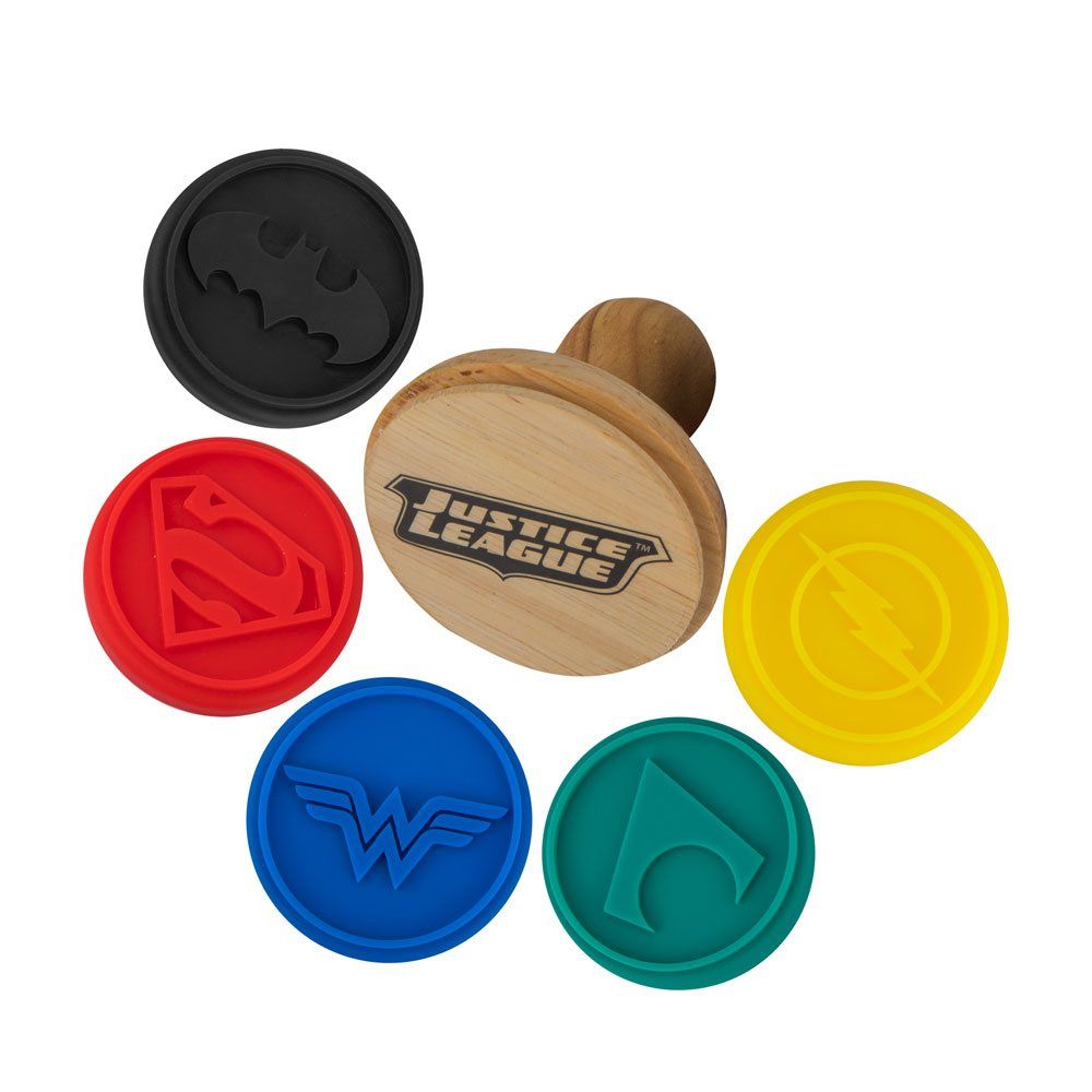 Justice League Cookie Stamp Logos Cinereplicas