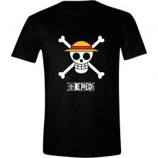 One Piece T-Shirt Luffy Logo Size L