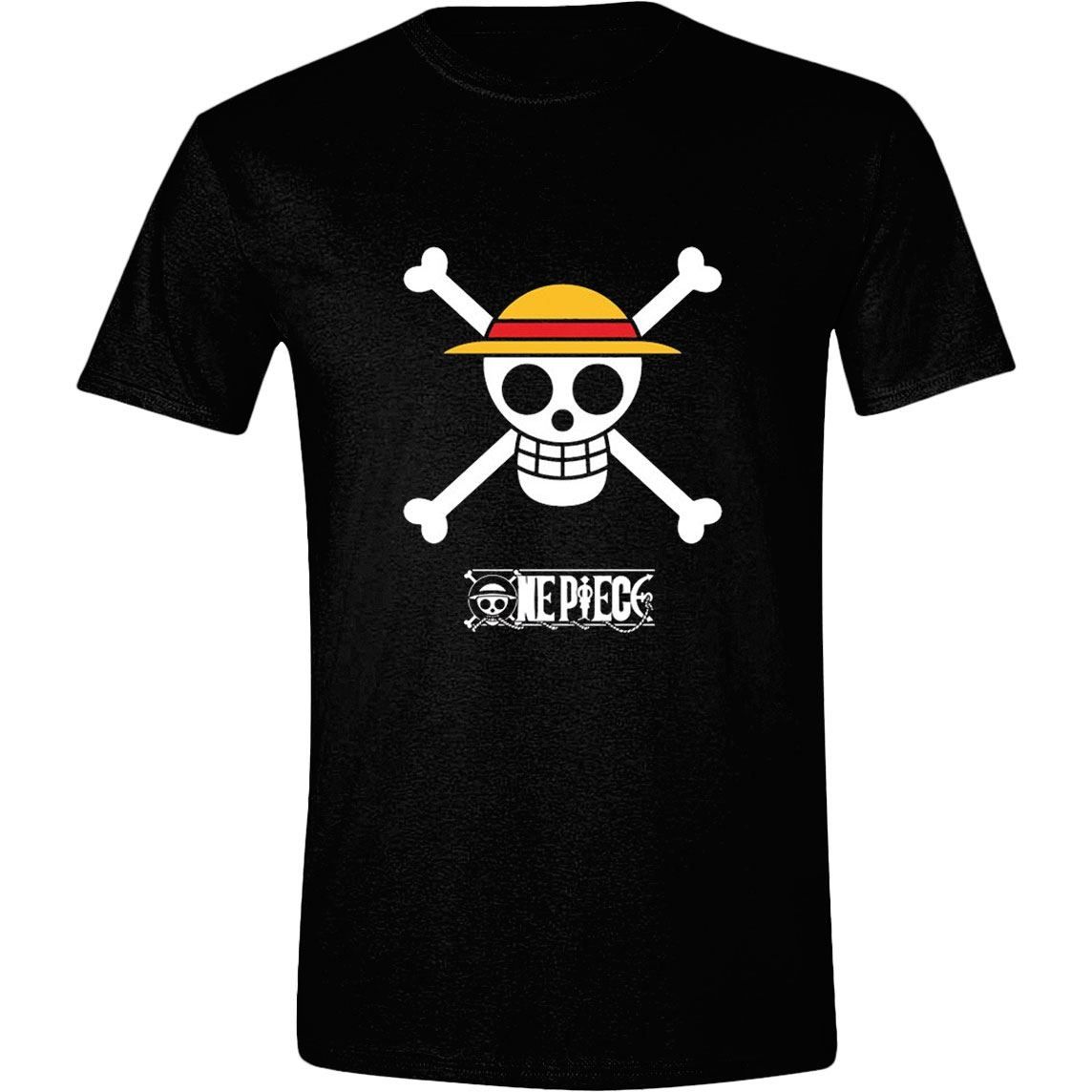 One Piece T-Shirt Luffy Logo Size L PCMerch