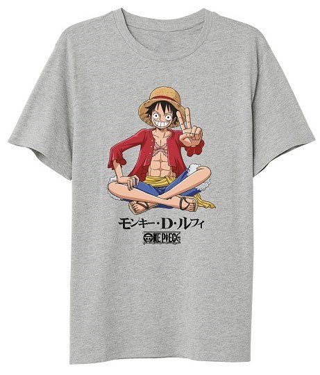 One Piece T-Shirt Luffy Sitting Size L PCMerch