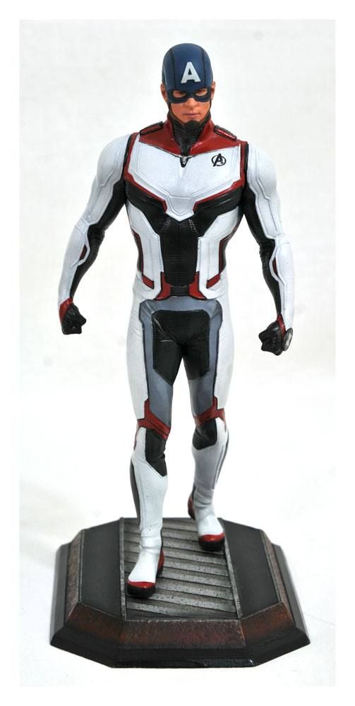 Avengers Endgame Marvel Movie Gallery PVC Statue Team Suit Captain America Exclusive 23 cm Diamond Select