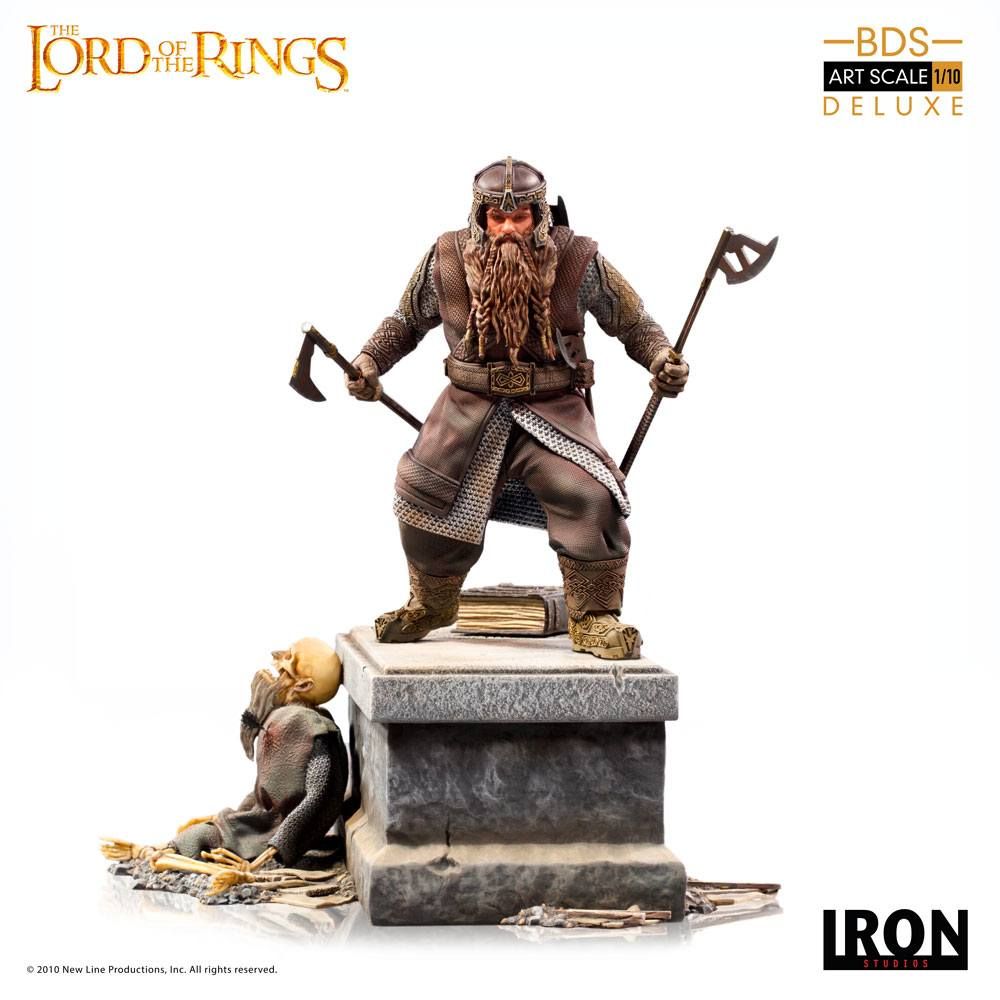 Lord Of The Rings Deluxe BDS Art Scale Statue 1/10 Gimli 21 cm Iron Studios