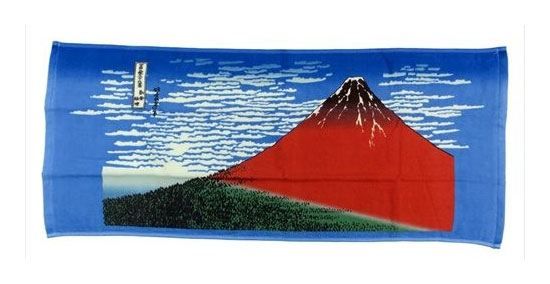 Ukiyo-e Towel Katsushika Hokusai Kaifu 34 x 80 cm Marushin