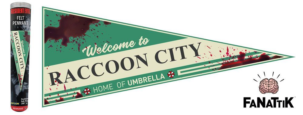 Resident Evil Pennant Welcome To Raccoon City FaNaTtik