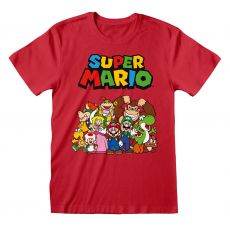 Super Mario T-Shirt Main Character Group Size M