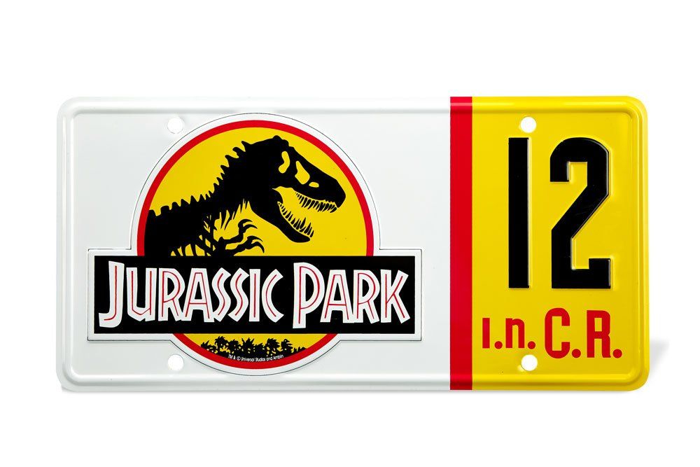 Jurassic Park Replica 1/1 Dennis Nedry License Plate Doctor Collector