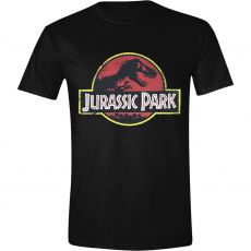 Jurassic Park T-Shirt Classic Logo Size XL