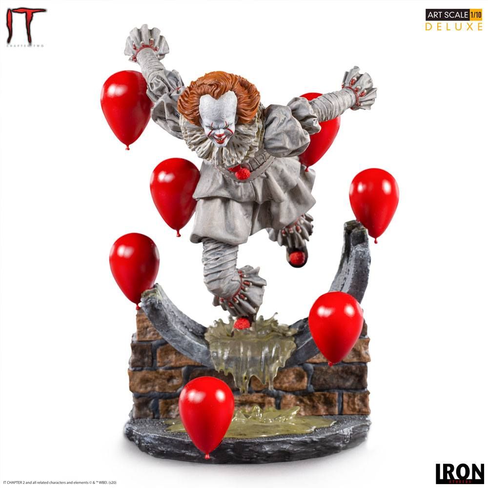 It Chapter Two Deluxe Art Scale Statue 1/10 Pennywise 21 cm Iron Studios