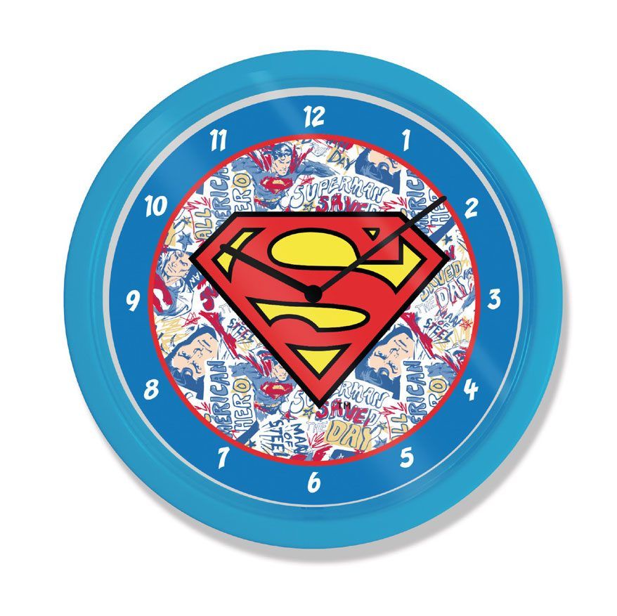 Superman Wall Clock Logo Pyramid International