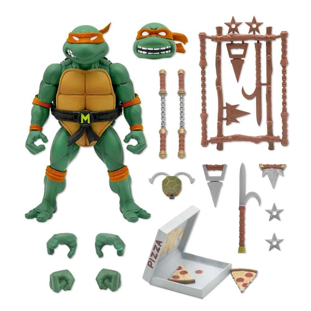 Teenage Mutant Ninja Turtles Ultimates Action Figure Michaelangelo 18 cm Super7