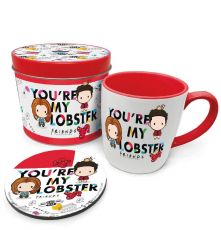 Friends Mug with Coaster You're my Lobster - Chibi