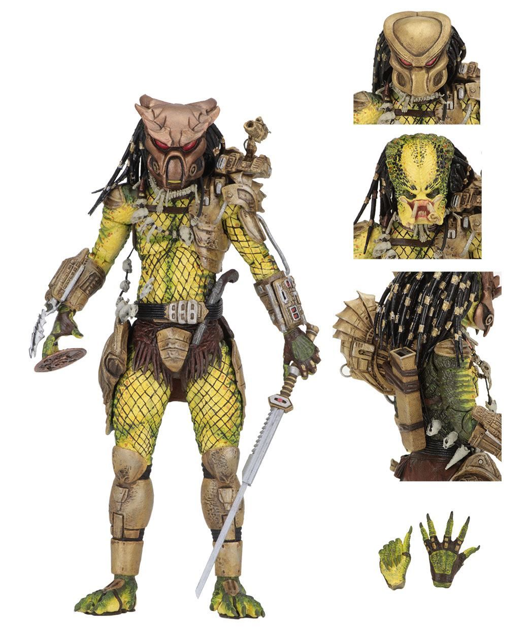Predator 1718 Action Figure Ultimate Elder: The Golden Angel 21 cm NECA