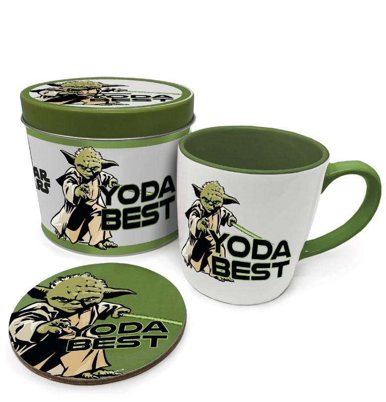 Star Wars Mug with Coaster Yoda Best Pyramid International