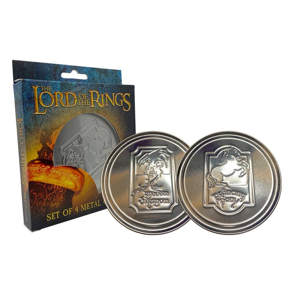 The Lord of the Rings Coaster 4-Pack Green Dragon FaNaTtik